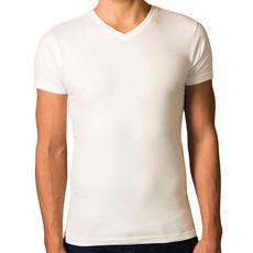 2 x T-Shirt Basic - Bio-Baumwolle - weiß - V-Ausschnitt via The Driftwood Tales