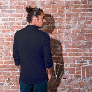 Shirt - Bio-Baumwolle - marineblau from The Driftwood Tales