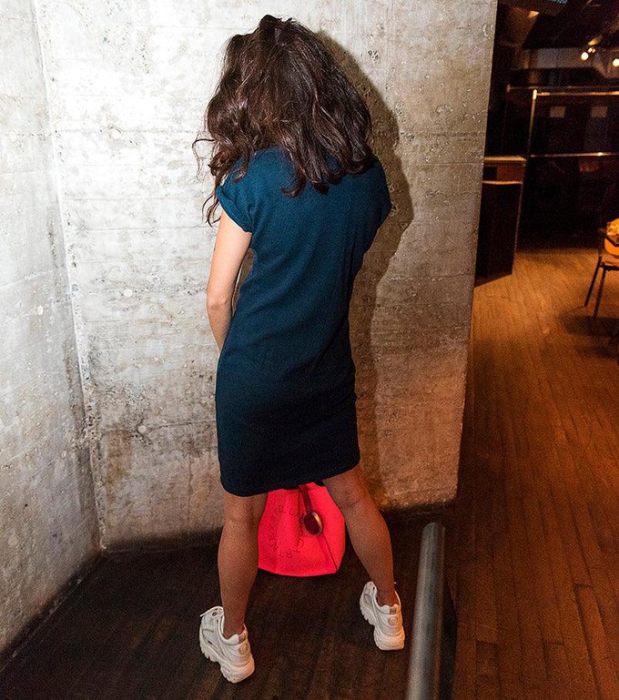 Kleid - recycelter Sweatshirtstoff - dunkelblauº from The Driftwood Tales