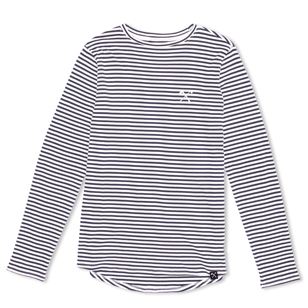 Langarm-T-Shirt – Bio-Baumwolle – gestreift – Rot/Weiß und Blau/Weiß from The Driftwood Tales