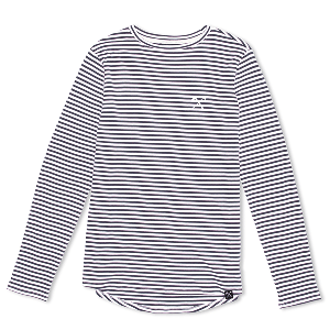 Langarm-T-Shirt – Bio-Baumwolle – gestreift – Rot/Weiß und Blau/Weiß from The Driftwood Tales
