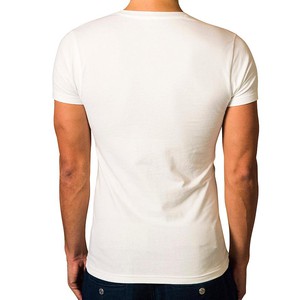 2 x T-Shirt Basic - Bio-Baumwolle - weiß - V-Ausschnitt from The Driftwood Tales