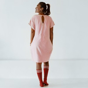 Kleid – recycelte Leinenmischung – Rosa from The Driftwood Tales