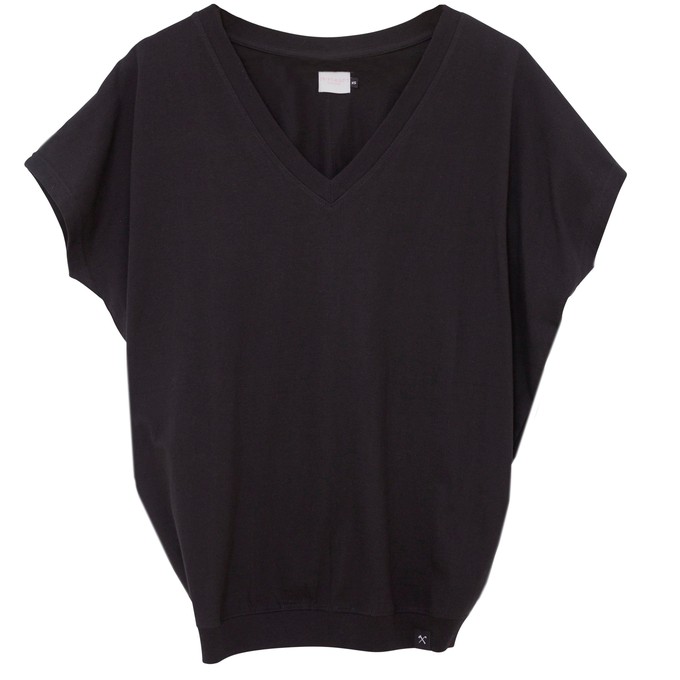T-Shirt Schmetterlingsmodell – Bio-Baumwolle – Schwarz from The Driftwood Tales