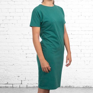 Kleid - recycelte Baumwolle - grün from The Driftwood Tales