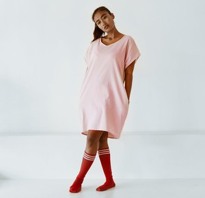 Kleid – recycelte Leinenmischung – Rosa from The Driftwood Tales
