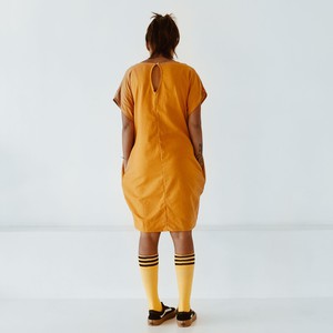 Kleid - recycelte Baumwolle - Kurkuma from The Driftwood Tales