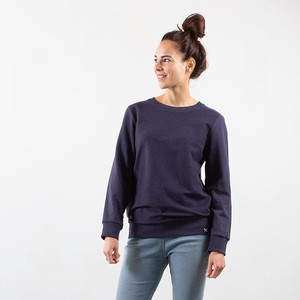 Sweatshirt Inside Out - Recycelte Bio-Baumwolle - Marineblau from The Driftwood Tales