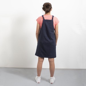 Dress - Garden skirt - recycled cotton - Navy blueº from The Driftwood Tales