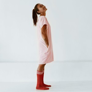 Kleid – recycelte Leinenmischung – Rosa from The Driftwood Tales