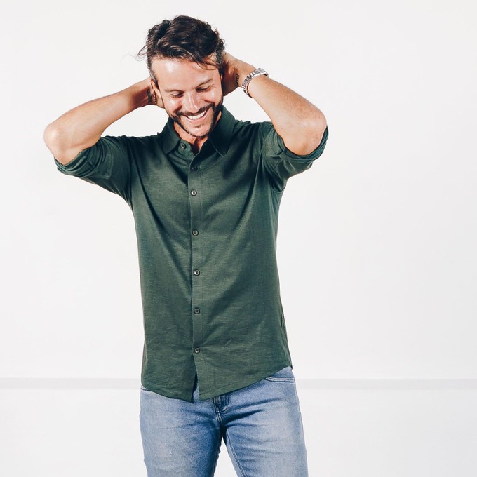 Shirt - Bio-Baumwolle - dunkelgrün from The Driftwood Tales