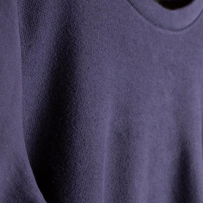 Sweatshirt Inside Out - Recycelte Bio-Baumwolle - Marineblau from The Driftwood Tales