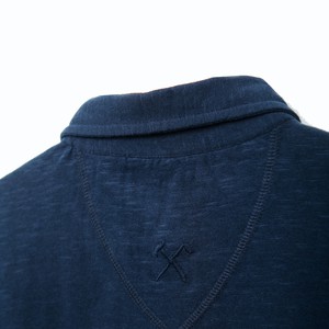 Overhemd - Biologisch katoen - navy blauw - verborgen button down from The Driftwood Tales