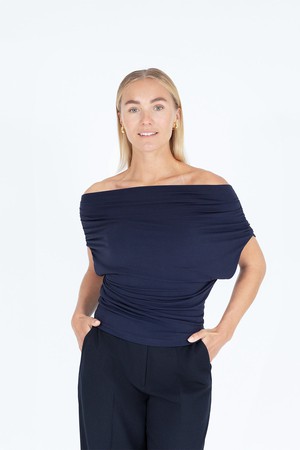 THE BELLA TOP NAVY from THE LAUNCH