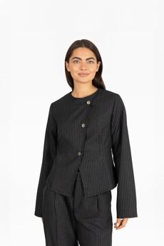 THE PHINE BLOUSE BLACK via THE LAUNCH