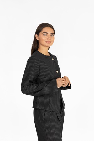 THE PHINE BLOUSE BLACK from THE LAUNCH