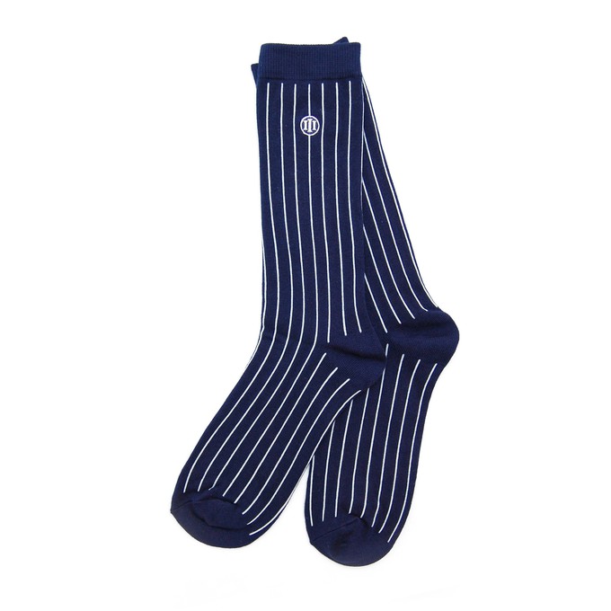 Navy stripes from Three Brothers