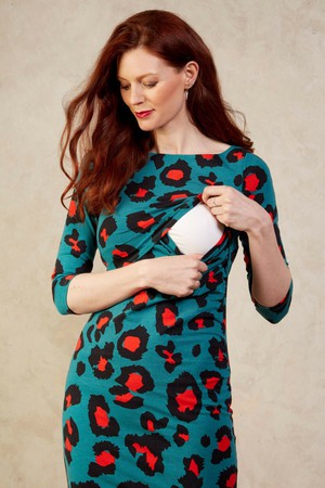 Audrey Maternity Breastfeeding Dress from Tilbea London