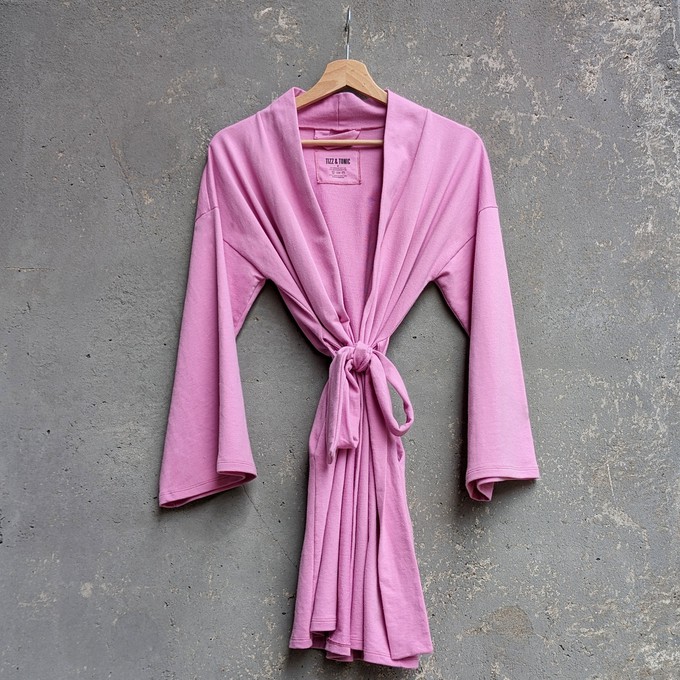 Bubblegum-Bio-Baumwoll-Lazy-Livin'-Robe from TIZZ & TONIC
