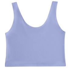 Lavendel-Bio-Baumwoll-Cropped-Tank-Top via TIZZ & TONIC