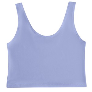 Lavendel-Bio-Baumwoll-Cropped-Tank-Top from TIZZ & TONIC