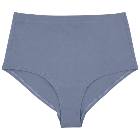 Foxy-Grau-Supima-Baumwoll-Hi-Waist-Höschen from TIZZ & TONIC
