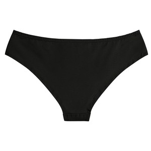 Schwarz-Bio-Baumwoll-Cheeky-Panty from TIZZ & TONIC