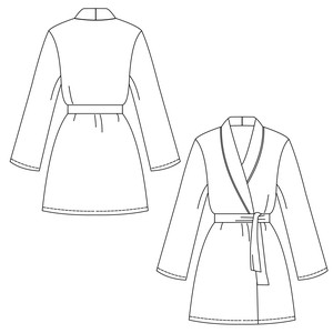 Melon-Bio-Baumwoll-Lazy-Livin'-Robe from TIZZ & TONIC