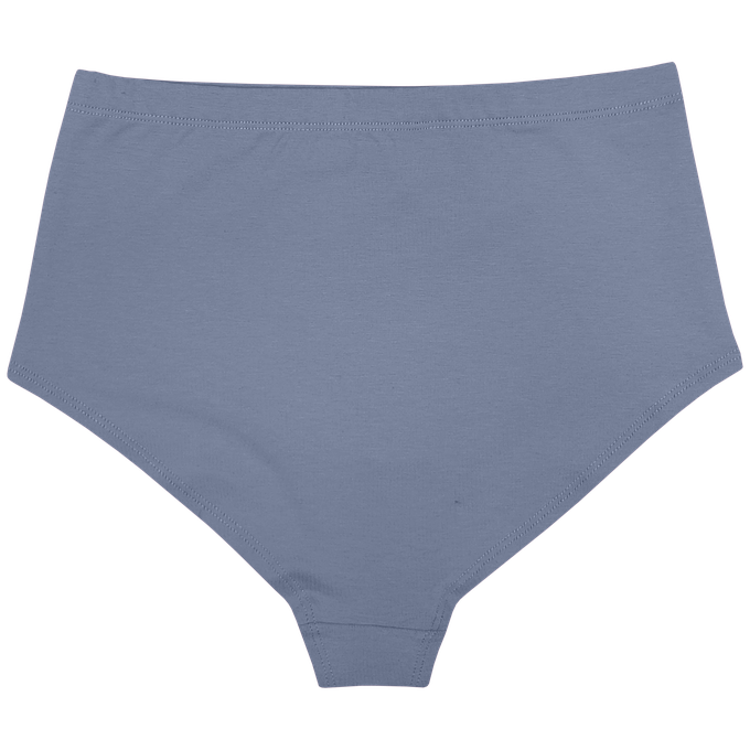 Foxy-Grau-Supima-Baumwoll-Hi-Waist-Höschen from TIZZ & TONIC