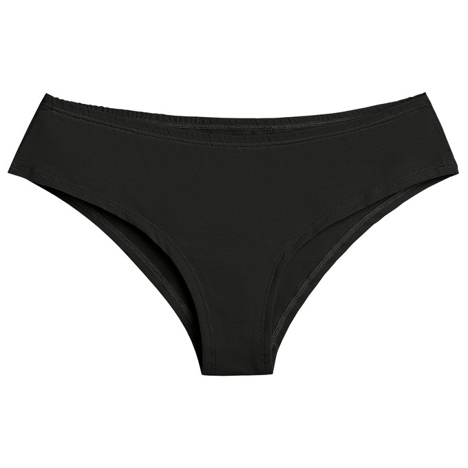 Schwarz-Bio-Baumwoll-Cheeky-Panty from TIZZ & TONIC