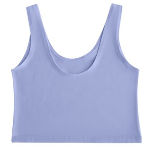 Lavendel-Bio-Baumwoll-Cropped-Tank-Top from TIZZ & TONIC