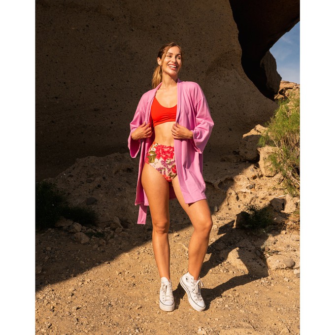 Bubblegum-Bio-Baumwoll-Lazy-Livin'-Robe from TIZZ & TONIC