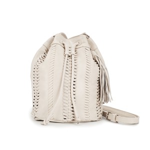 Drifter leather crossbody - cream from Treasures-Design