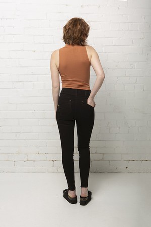 Jet Black High Waisted Jean from TRi COLOUR FEDERATiON