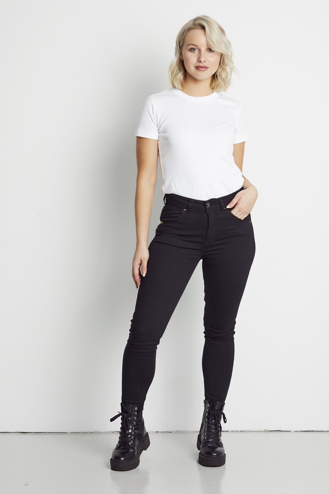 Jet Black High Waisted Jean from TRi COLOUR FEDERATiON
