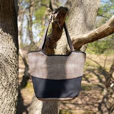 Jute bag | marjita black from Tulsi Crafts
