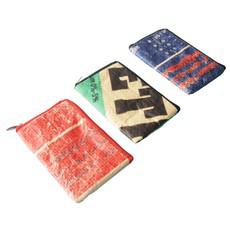 Phone sleeve made of recycled cement sacks from Tulsi Crafts