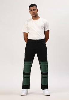 Re.Street Multi-Pocket | Schwarze, mittelhohe, gerade Jeans via Un Denim