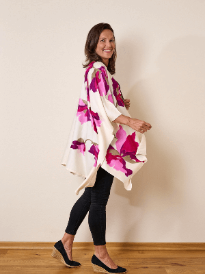 Organic Silk Kimono- Fallen leaf from Urban Medley