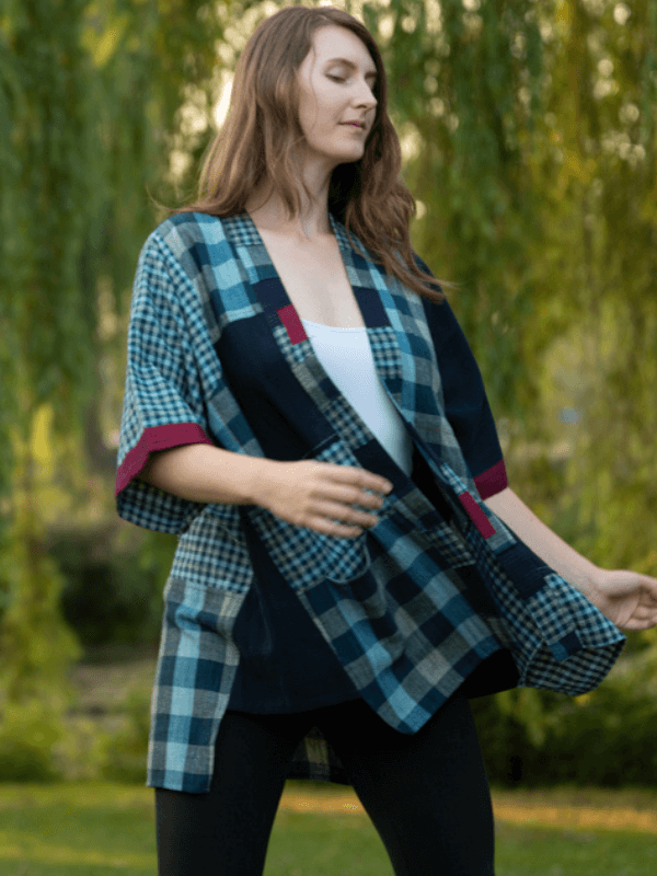 Indigo Boxy Kimono from Urban Medley