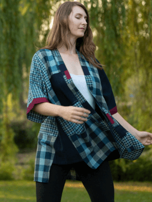Indigo Boxy Kimono from Urban Medley