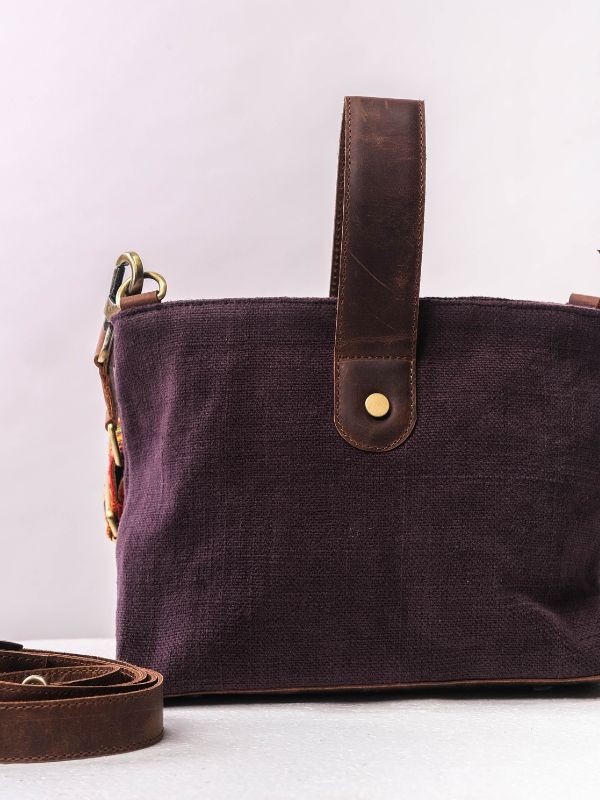 Mia Crossbody Bag Eggplant from Urban Medley