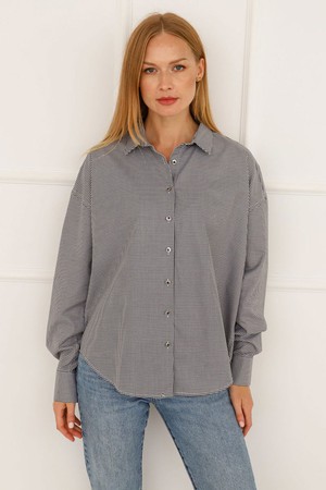 Classic Oversize Shirt Pepite Pattern from Urbankissed