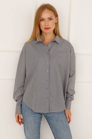 Classic Oversize Shirt Pepite Pattern from Urbankissed