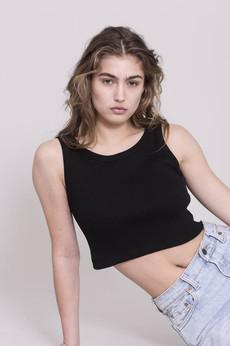 The Joanna | Crop Top - Black via Urbankissed