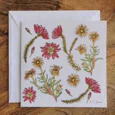 Single Fynbos Greeting Card via Urbankissed
