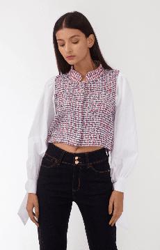 Handwoven Crop Top Shirt from Urbankissed