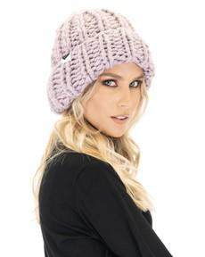 Ribbed Knit Beanie - Lilac from Urbankissed