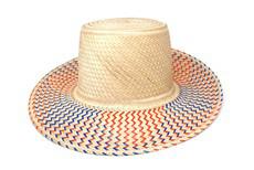 Luz Red Short Brim straw Hat via Urbankissed