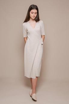 Vera Knitted Envelope Dress from Urbankissed
